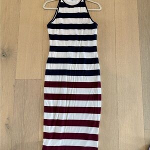 Ted Baker London long striped dress “Ted’s Size” 2 (US 6)